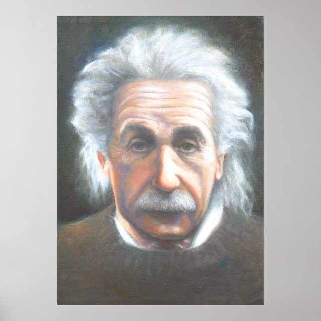 Poster Einstein by Carol Broderick (me mum) (Devant)