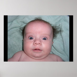 Poster Einstien bébé