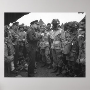 Poster Eisenhower et l'Airborne