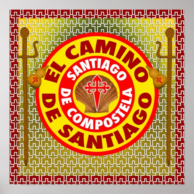 Poster El Camino De Santiago (Devant)