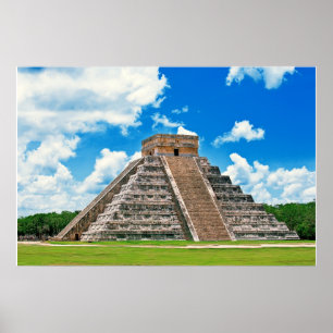 Poster El Castillo à Chichen-Itza