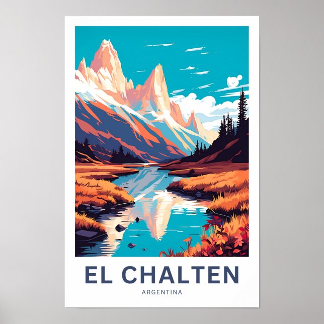 Poster El Chalten Argentina Imprimer (Devant)