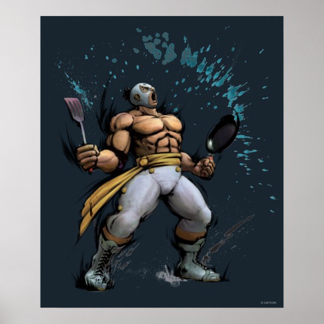 Poster El Fuerte Avec Poêle À Friture (Devant)