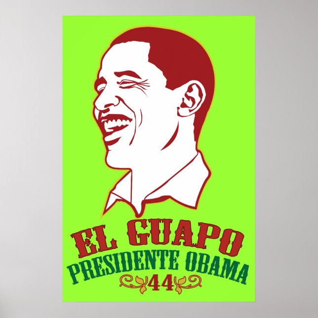 Poster El Guapo Presidente Obama (Devant)