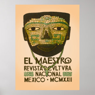 Poster El Maestro Cactus Prints | Art Botanique Mexicain