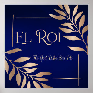 Poster El Roi 3 (Sapphire/Or)