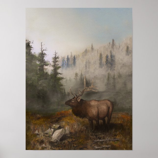 Poster élan 12x16 (Devant)