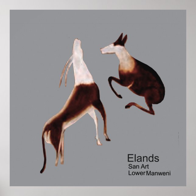 Poster Elands de Manweni (Devant)