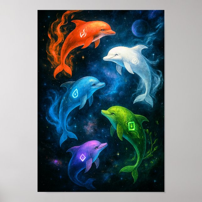 Poster Ele-Dolphins (Devant)