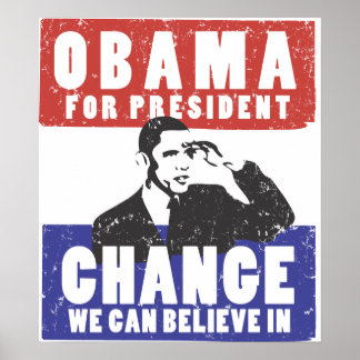 POSTER ÉLECT OBAMA 2008