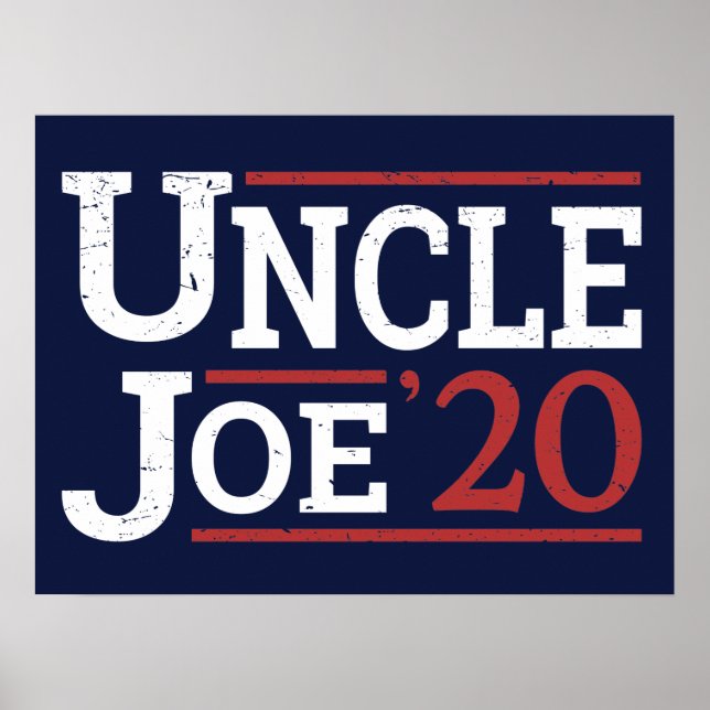 Poster Élection 2020 - Oncle Joe (Devant)