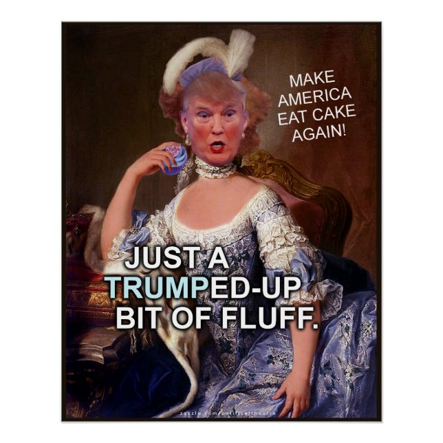 Poster Élection anti-Donald Trump Marie Antoinette 2020 (Devant)