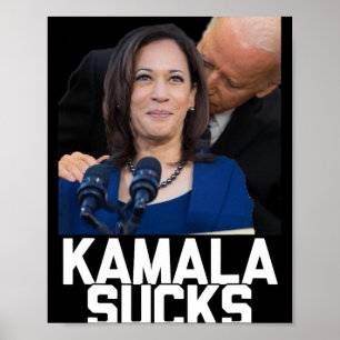 Poster Élection du président Kamala Harris 2024 Trump Hal