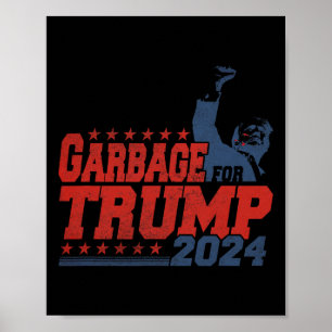 Poster Élection Trump 2024 Fier d'être un vote de merde p