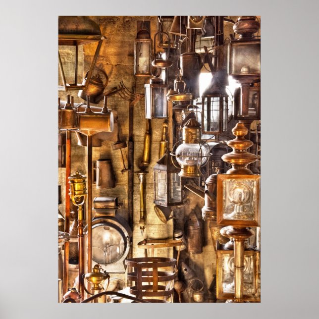 Poster Electricien - Que la lumière soit ! (Devant)