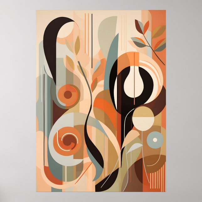 Poster Élégance dans la simplicité : Exploration de l'art (Devant)