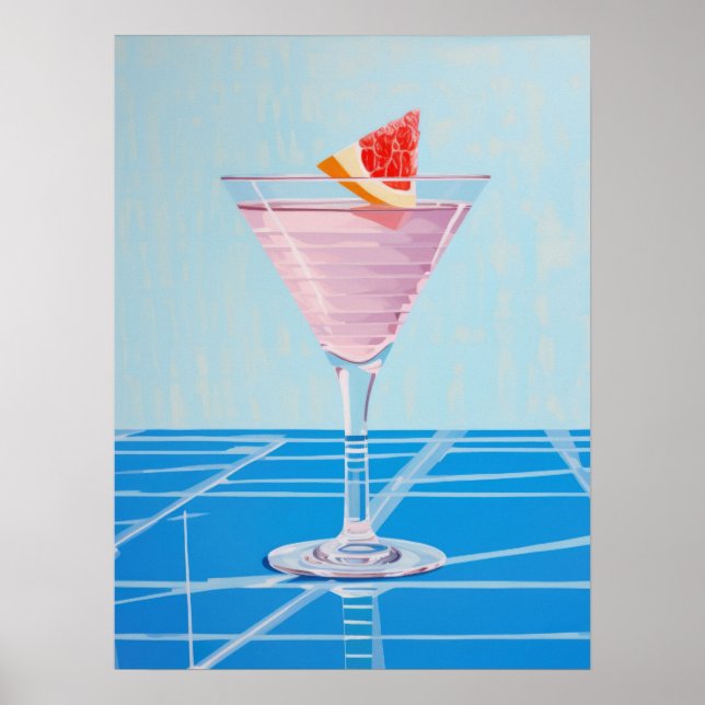 Poster Élégance des agrumes (Devant)