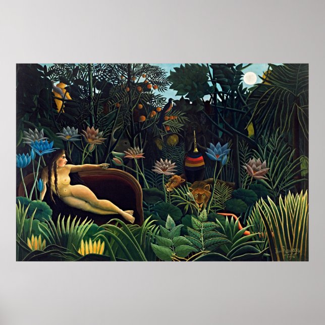 Poster Élégance et rêve de Rousseau (Devant)