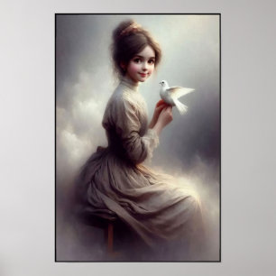 Poster Élégance intemporelle de l'ère victorienne sur le 