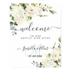 Elégant Alabaster Roses Hydrangea Bienvenue