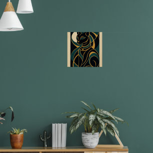 Poster Elegant Bastet   La déesse égyptienne des c