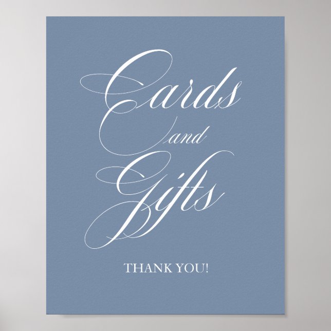 Poster Élégant Classic Cartes Et Cadeaux Symbole (Devant)