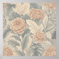 Élégant floral d'inspiration vintage douce délicat