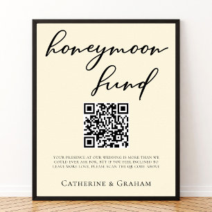 Poster Elégant Fonds minimaliste ivoirien Mariage Lune de