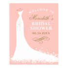 Elegant Gold Blush Gown Fête des mariées Bienvenue