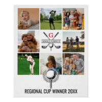 Elégant Golf Monogramme Conception de collage