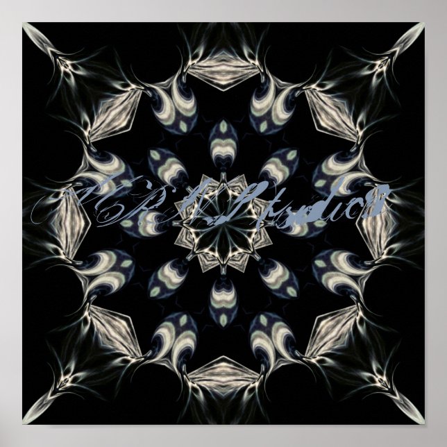 Poster Elégant Mandala (Devant)