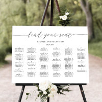 Élégant Mariage alphabétique