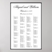 Élégant Mariage alphabétique