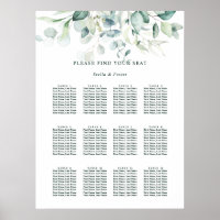 Élégant Mariage de feuillage vert