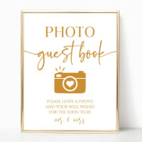 Élégant mariage Photo Guest Book Panneau de table
