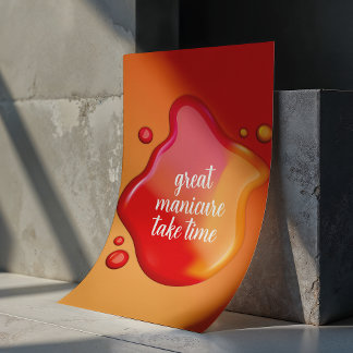 Poster Elegant Nail Art - Take Time Manicure