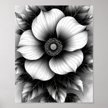Élégant noir, papier d'affiche de valeur (Matte)