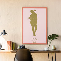 Élégant rose pâle | Lady Golfer moderne