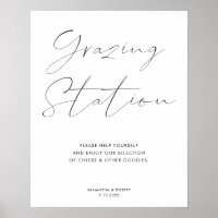 Élégant script de calligraphie Station de pâturage