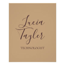 Élégant script d'entreprise