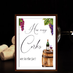 Poster Élégant Vino Avant Vows Winery Fête des mariées Je