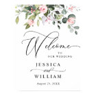 Elégante aquarelle Eucalyptus Mariage Bienvenue