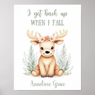 Poster Élégante Moose Élégante Bois d'Oie sur mesure Nour