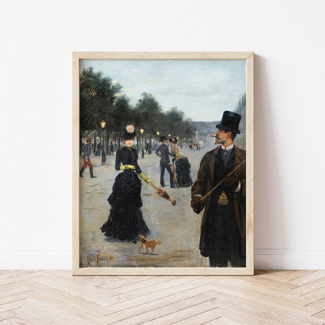 Poster Élégants à Paris | Louis Abel-Truchet (Créateur téléchargé)