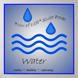 Poster Élément d'eau