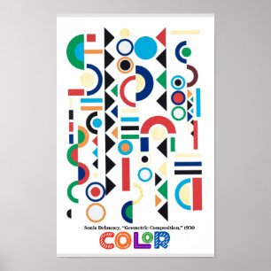 Poster Éléments de l'art - Couleur, Sonia Delauney