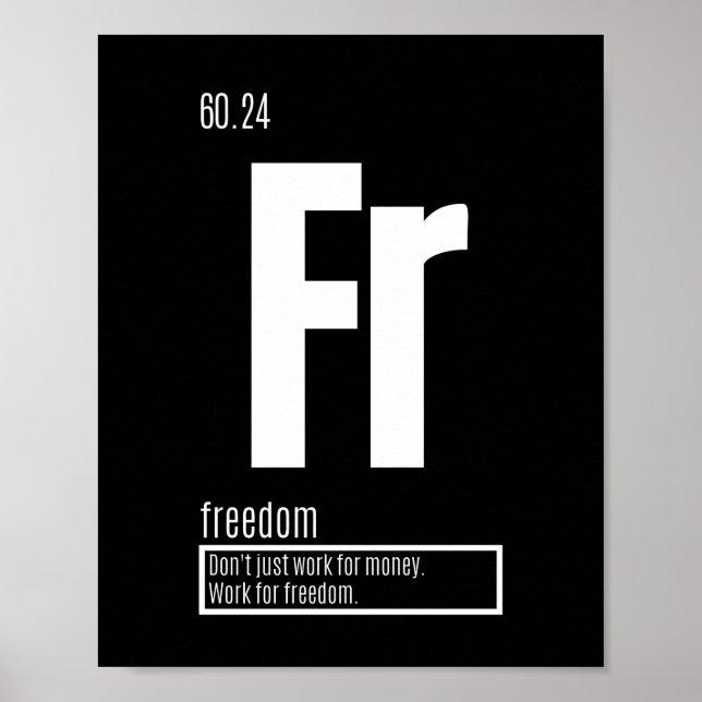 Poster Éléments fondamentaux du succès - Liberté (Devant)