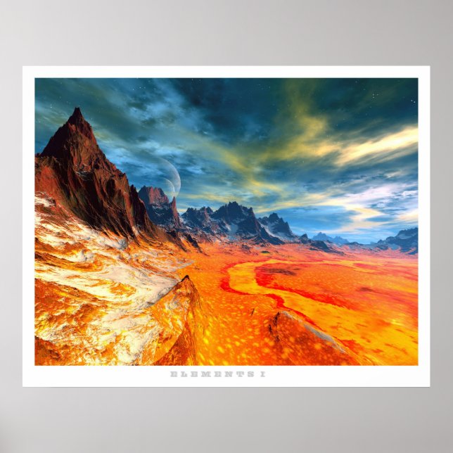 Poster Éléments I (Devant)