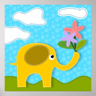 Poster Eléphant