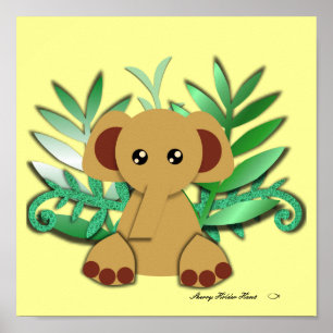 Poster éléphant